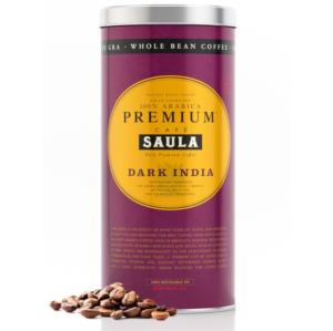 Café en grano SAULA Dark INDIA - Bote 500 gr.