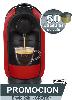 Cafetera Caffitaly S24 Roja + 50 cápsulas de café